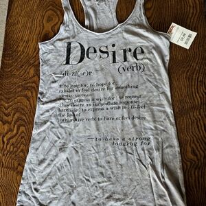 Freeze Heather Gray Desire Definition Tank Top